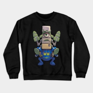 ReBoot Binomes Als waiter and Megabytes viral minion Crewneck Sweatshirt